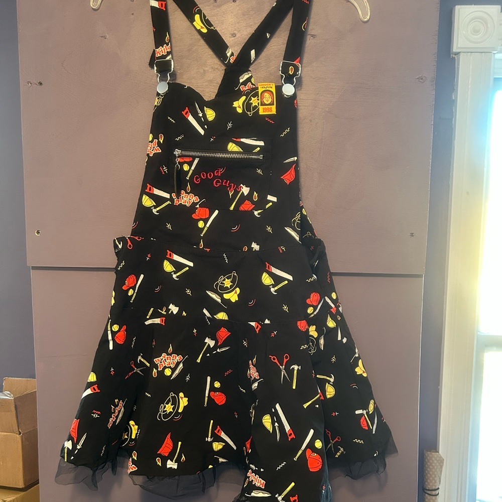 Killstar chucky good guys overall dress large